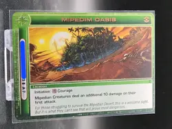 Chaotic Card : Mipedim Oasis Dawn Of Perim Dop First Edition Rare Location - Image 1