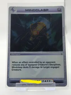 Chaotic Card : Mindclasp Beyond The Doors First Edition Rare Battlegear - Image 1