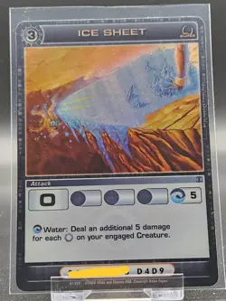 Chaotic Card : Ice Sheet Beyond The Doors Super Rare Attack - Image 1