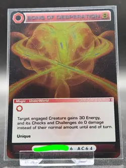 Chaotic Card : Song Of Desperation Silent Sands Rare Mugic - Image 1