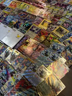 Pokemon Jumbo Card Lot of 165 with Jumbo Binders Celebrations VMAX Mega - Image 2
