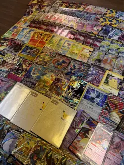 Pokemon Jumbo Card Lot of 165 with Jumbo Binders Celebrations VMAX Mega - Image 3