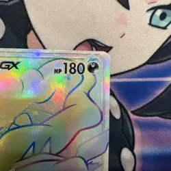 Pokemon Darkrai GX Rainbow Secret Rare Holo Card 158/147 SM Burning Shadows - Image 2