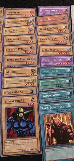 Yu-Gi-Oh! LOB Unlimited Lot (99/126 Cards) - 2002 Vintage Set Lp Or Better - Image 4