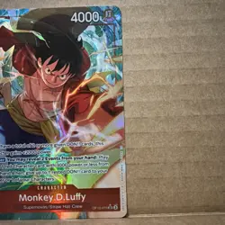 Monkey D Luffy OP12-015 SR Alternate Art English One Piece Card Game - Image 4