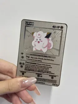 Basic Pokemon Clefairy 40HP Metal Card-Collectible Gift Display！ - Image 1