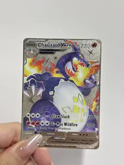 Charizard VMAX 330HP Metal POKEMON Card-Collectible Gift Display! - Image 1