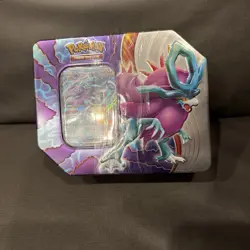 Pokemon Trading Card Game Paradox Clash Tin - Walking Wake EX - NEW - Image 1