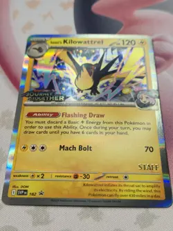 Iono's Kilowattrel - 182 Staff Prerelease - SV: Scarlet & Violet Promo Card - Image 1