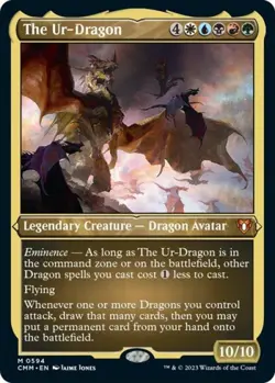 MTG English The Ur-Dragon (Foil Etched) NM Foil Commander Masters - Image 1