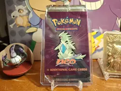 Empty 1st Edition Tyranitar artwork Neo Destiny Set Pokemon Card Opened Pack - Image 5