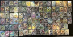 Pokemon Card Game Japanese Lot Set 100 CARD Art Rare Ar Different Types BULK - Image 1