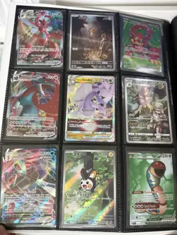 Pokemon TCG Binder Full of Pokemon Cards in English, Japanese, IRs, Holos NM - Image 3