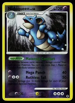 Pokemon Card - Nidoqueen Rising Rivals 30/111 Reverse Holo - Image 1
