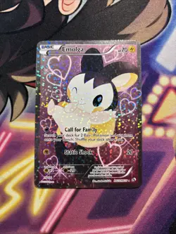 Emolga Full Art RC23/RC25 Legendary Treasures Radiant Collection Pokemon Card MP - Image 1