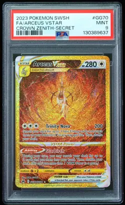 2023 Arceus VSTAR #GG70 Crown Zenith PSA 9 Pokemon Card - Image 4