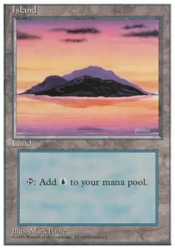 4 x Island (367) - Fourth Edition - NM-Mint - MTG - Image 1