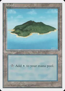 Lot of 20x Island #368 - 4ED Fourth 4th Edition Basic Land MTG Magic PL - Image 1