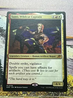 #226 Sami, Wildcat Captain NM 2025 MTG Edge of Eternities - Image 2