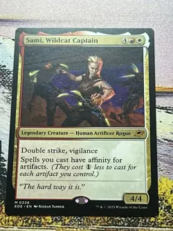 #226 Sami, Wildcat Captain NM 2025 MTG Edge of Eternities - Image 3