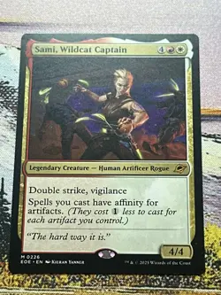 #226 Sami, Wildcat Captain NM 2025 MTG Edge of Eternities - Image 5
