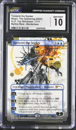 TEZZERET THE SEEKER Secret Lair Mythic CGC 10 MTG [Nostalgium] - Image 1