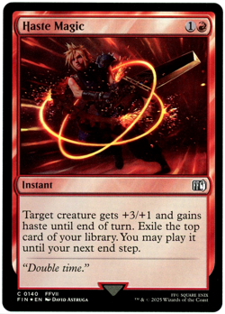 Haste Magic (Foil) - 0140 - Final Fantasy - MTG - NM/M - Image 1
