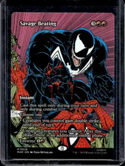 2025 Magic MTG Marvel Universe Eternal-Legal Savage Beating Rare #0026 - Image 1