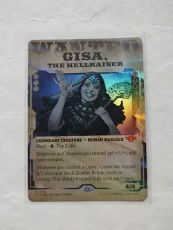 Gisa, the Hellraiser SHOWCASE FOIL, Outlaws of Thunder Junction, MTG NM/M - Image 1