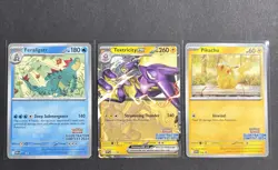 Full Set 2025 POKEMON SVP EN PROMO ILLUSTRATION CONTEST 2024 PIKACHU NM - Image 1