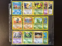 Pokemon Neo Discovery Set Common/Uncommon Lot LP - Image 1