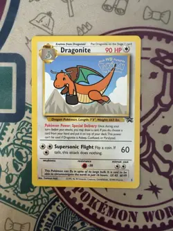 1999 Pokemon Movie Dragonite Promo Card #5 - Image 3