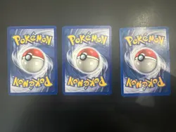 Vintage Pokemon Fossil Card Lot Common Uncommon No Duplicates 3 Cards TCG LP - Image 2