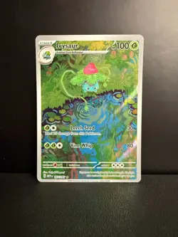 2023 Pokemon Ivysaur Illustration Rare (OC) 167/165 MEW 151 Near Mint - Image 1