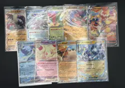 Pokemon Card Lot TCG 18 OFFICIAL Cards + EXs and Vs - NM - Image 1