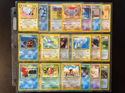 Pokemon Neo Revelation Near Complete Common/Uncommon Set LP-NM - Image 1