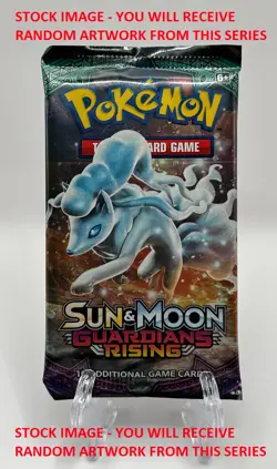(402762) Pokemon S&M Guardians Rising Unlimited Edit Booster Pack Factory Sealed - Image 1