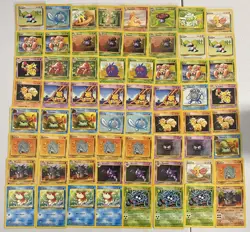 Pokemon Vintage Lot of 500+ Common Uncommon Jungle Fossil Neo Base HP/MP/EX/NM - Image 2