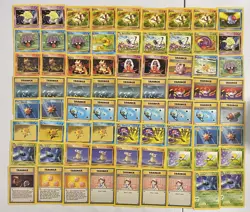 Pokemon Vintage Lot of 500+ Common Uncommon Jungle Fossil Neo Base HP/MP/EX/NM - Image 4