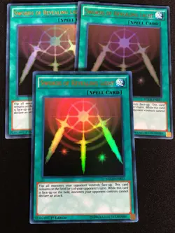 Yugioh Swords of Revealing Light YGLD-ENB17 1st Ultra x3 (NM) - Image 1