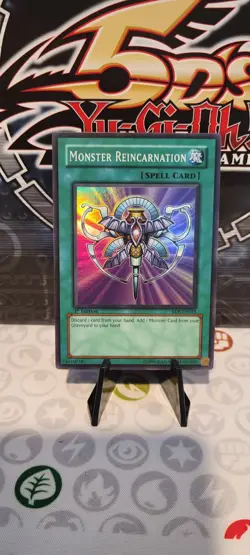 Yu-Gi-Oh! Monster Reincarnation 1st Edition Super Rare RDS-EN045 NM Near Mint - Image 1