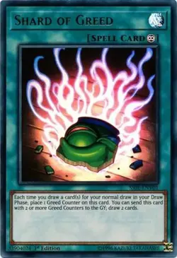 Yugioh! Shard of Greed - SS01-ENV01 - Ultra Rare - 1st Edition Near Mint, Englis - Image 1
