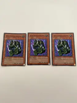 x3 STONE STATUE OF THE AZTECS AST-014 Super Rare | 2 UNLIMITED, 1st EDITION | HP - Image 1