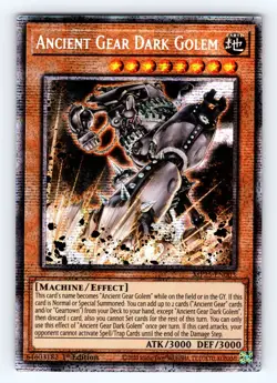 Yugioh Ancient Gear Dark Golem MP25-EN003 Starlight Rare - NM 💎 - Image 1