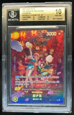 2024 One Piece 500 Years in the Future O-Nami Special Alt Art #OP06-101 BGS 10 - Image 1
