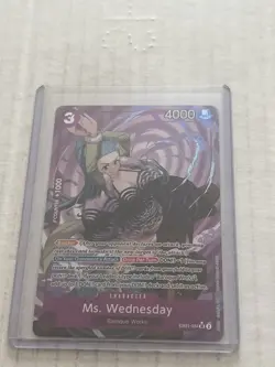 One Piece Memorial Collection Ms. Wednesday EB01-034 SR Alt Art English - Image 1