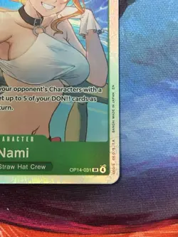 One Piece. Nami OP14-031 SR. THE AZURE SEA'S SEVEN. ENGLISH - Image 4