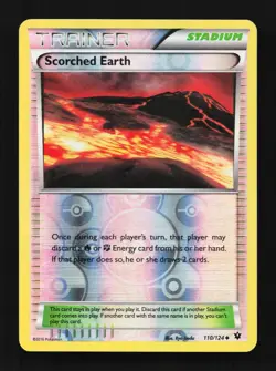 Scorched Earth 110/124 Fates Collide English Pokemon Card TCG - Image 1