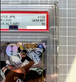 PSA10 Trafalgar Law OP10-119 Manga ALT ART Parallel One Piece Card Game Japanese - Image 4