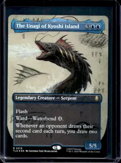 2025 Wizards of the Coast Magic The Gathering Unagi of Kyoshi Island Rare #0319 - Image 1